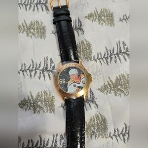 Mario Lemieux fossil leather mens collectibe watch